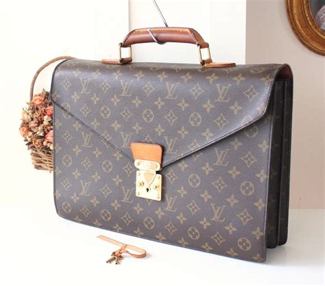 louis vuitton attache replica|Louis Vuitton vintage briefcase.